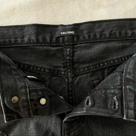 GRLFRND Adriana Slouchy Distressed Shorts in I Just Fall in Love Again - Picture 6 of 12